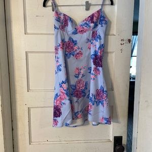 ZARA medium T Floral Dress Mini Dress Birthday Festive Party